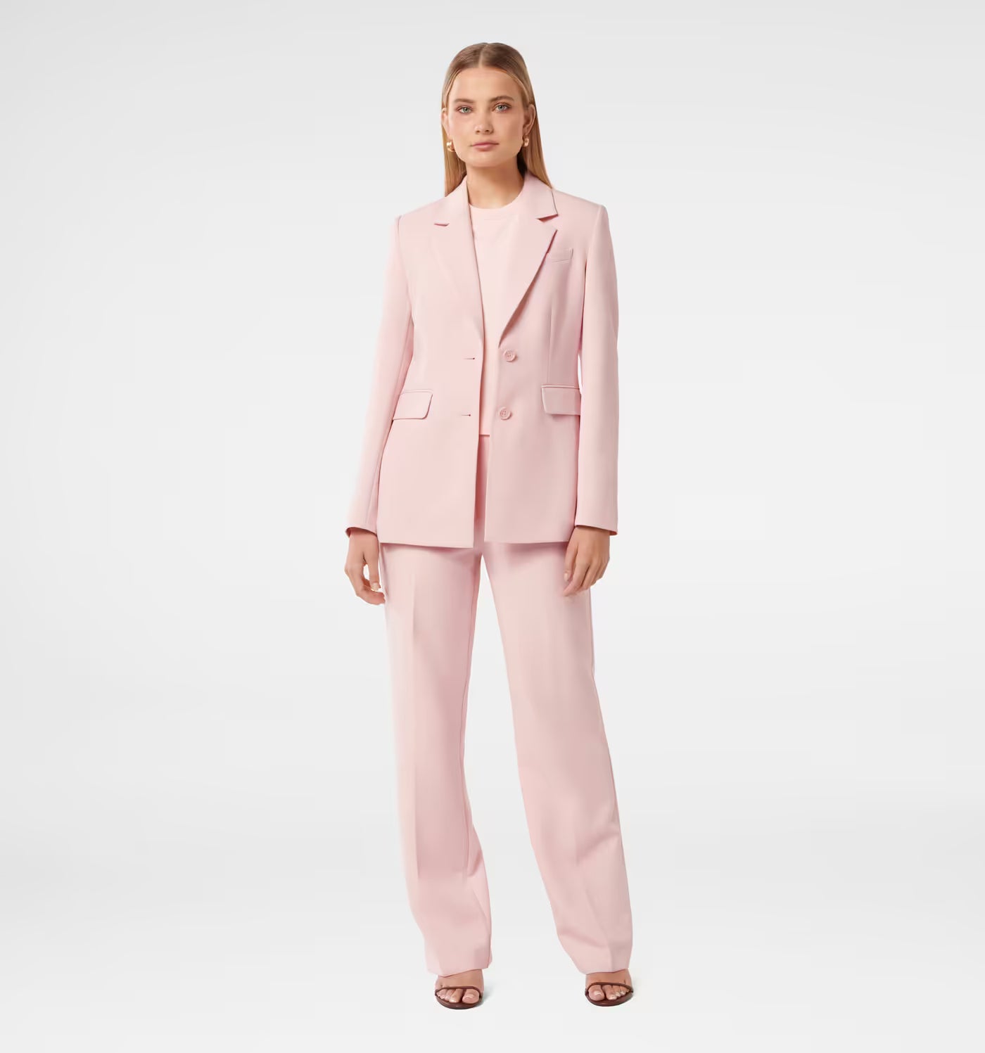 Chris Nipped Waist Blazer & Bentley Straight Leg Pant